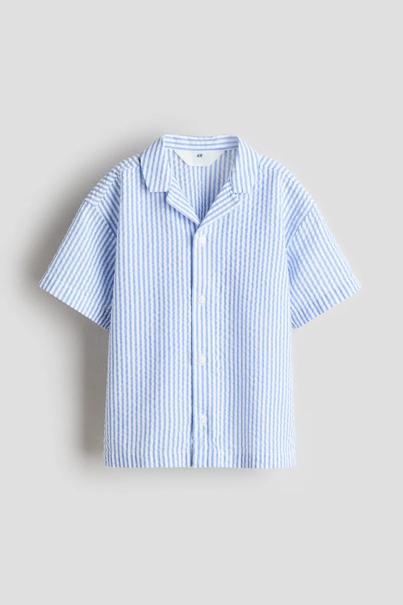 H&M Seersucker resort shirt